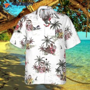 tropical sloth shirt for s hawaiian 2