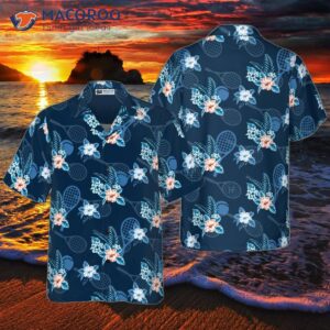 tropical tennis 3 hawaiian shirt 0