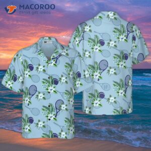tropical tennis five hawaiian shirt 0