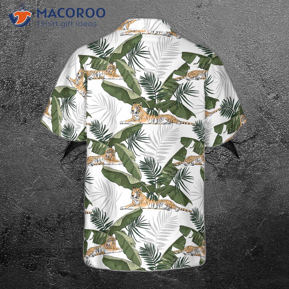 Tropical Tiger Hawaiian Shirt Tropical Tiger Hawaiian Shirt