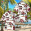Trucker Hawaiian Shirt, Tropical Shirt For