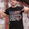 Trump 2024 Flag Take America Back 4th Of July Shirt