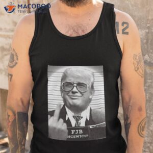 trump mugshot fuck joe biden shirt tank top