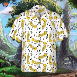 trumpet seamless pattern shirt for s hawaiian 2