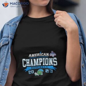 tulane green wave 2023 american athletic conference champions shirt tshirt