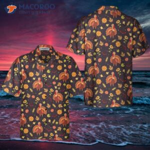 turkey and harvest hawaiian shirt funny thanksgiving gobble best gift for day 0