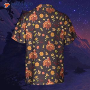 turkey and harvest hawaiian shirt funny thanksgiving gobble best gift for day 1