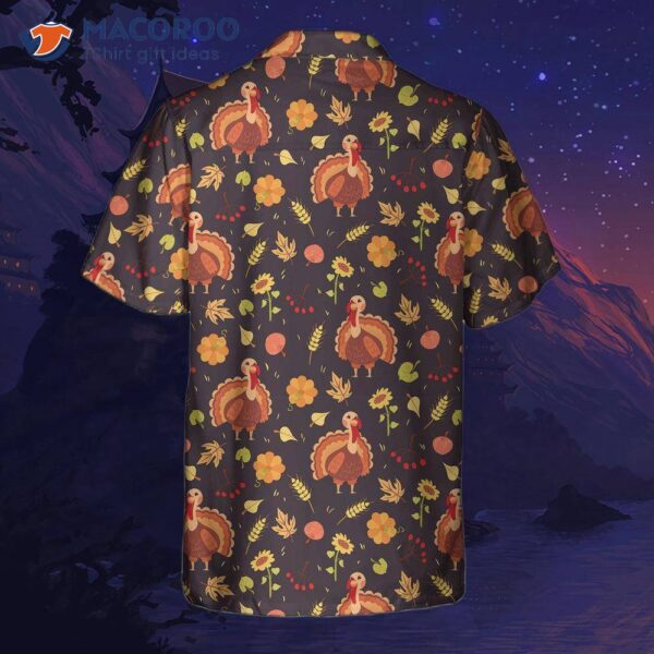 Turkey And Harvest Hawaiian Shirt, Funny Thanksgiving Gobble Best Gift For Day