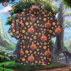 turkey and harvest hawaiian shirt funny thanksgiving gobble best gift for day 2