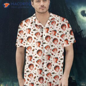 turkey thanksgiving pattern hawaiian shirt funny best gift for day 0