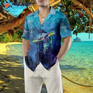 turtle on cloud hawaiian shirt shirt for and cool gift 4