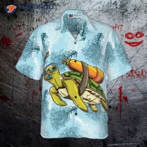 turtle scuba diving shirt for s hawaiian 2