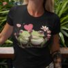 Two Frogs Valentines Day Love On Couple Frog Shirt