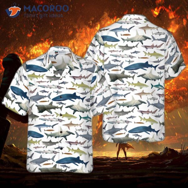 Type Of Shark Hawaiian Shirt