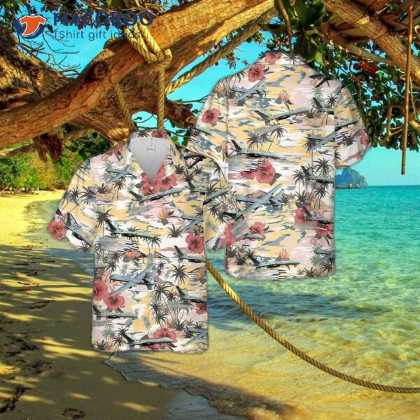 U.s. Air Force General Atomics Mq-9 Reaper Hawaiian Shirt