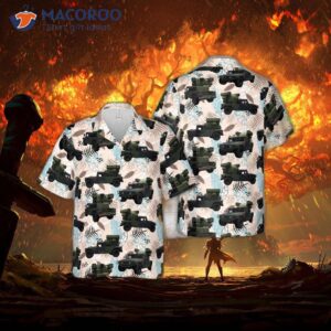 U.s. Army An/twq-1 Avenger Hawaiian Shirt