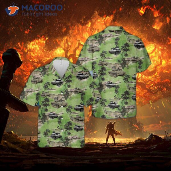 U.s. Army M551 Sheridan Hawaiian Shirt