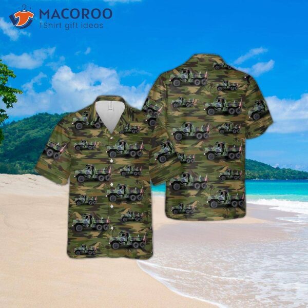 U.s. Army M939 Truck Hawaiian Shirt