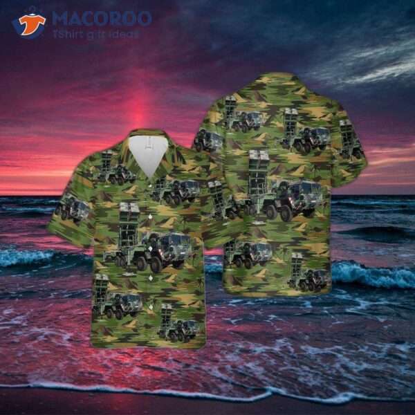 U.s. Army Mim-104 Patriot Hawaiian Shirt