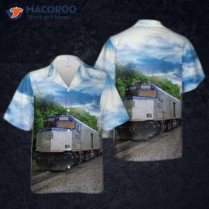 U.s. Downeaster Passenger Train Hawaiian Shirt