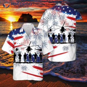 U.s. Fourth Of July Hawaiian Shirt