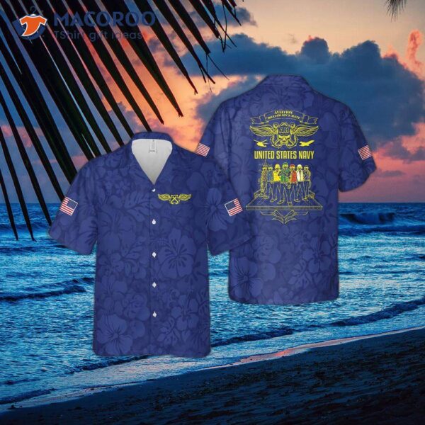 U.s. Navy A.b. Hawaiian Shirt