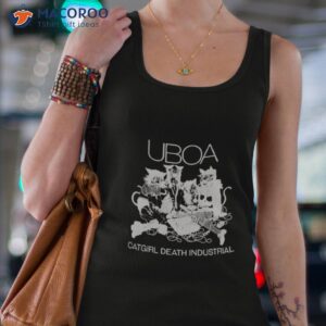 Uboa Catgirl Death Industrial Shirt 2 uboa catgirl death industrial shirt tank top 4