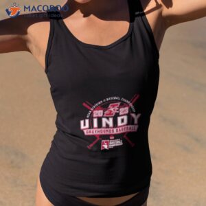 uindy greyhounds 2023 ncaa division ii baseball championship shirt tank top 2