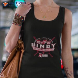 uindy greyhounds 2023 ncaa division ii baseball championship shirt tank top 4