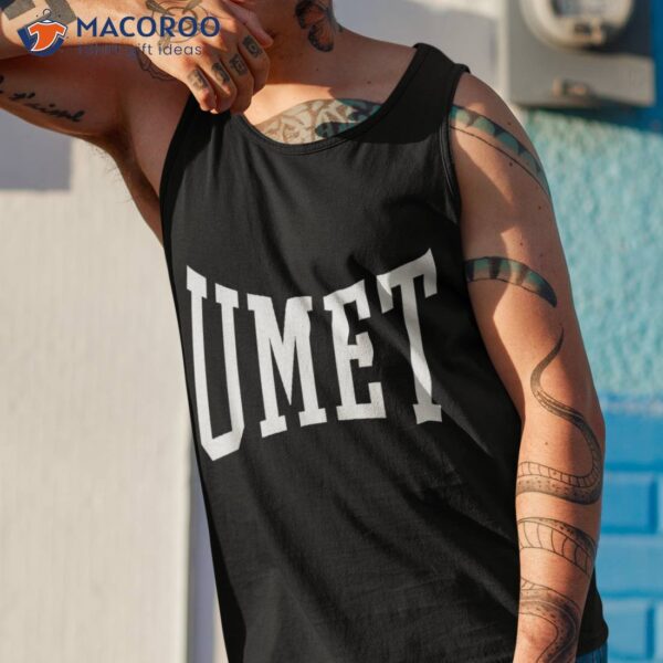 Umet Arch Vintage College Athletic Sports Shirt