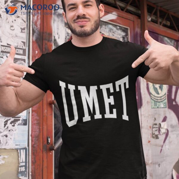 Umet Arch Vintage College Athletic Sports Shirt