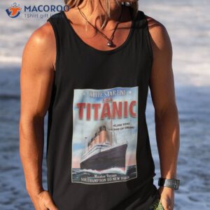 una camiseta vintage de 1912 titanic voyager ship cruise vessel t shirt tank top