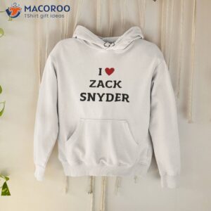 unbiased snyder fan i love zack snyder shirt hoodie