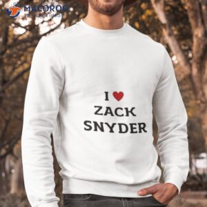 unbiased snyder fan i love zack snyder shirt sweatshirt