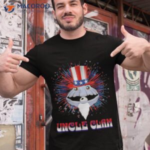 uncle clam fourth of july fireworks funny shirt tshirt 1