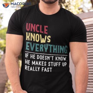 Uncle Know Everything Father’s Day Gift For Funny Dad Shirt