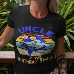 uncle of the shark birthday matching family shirt tshirt 3