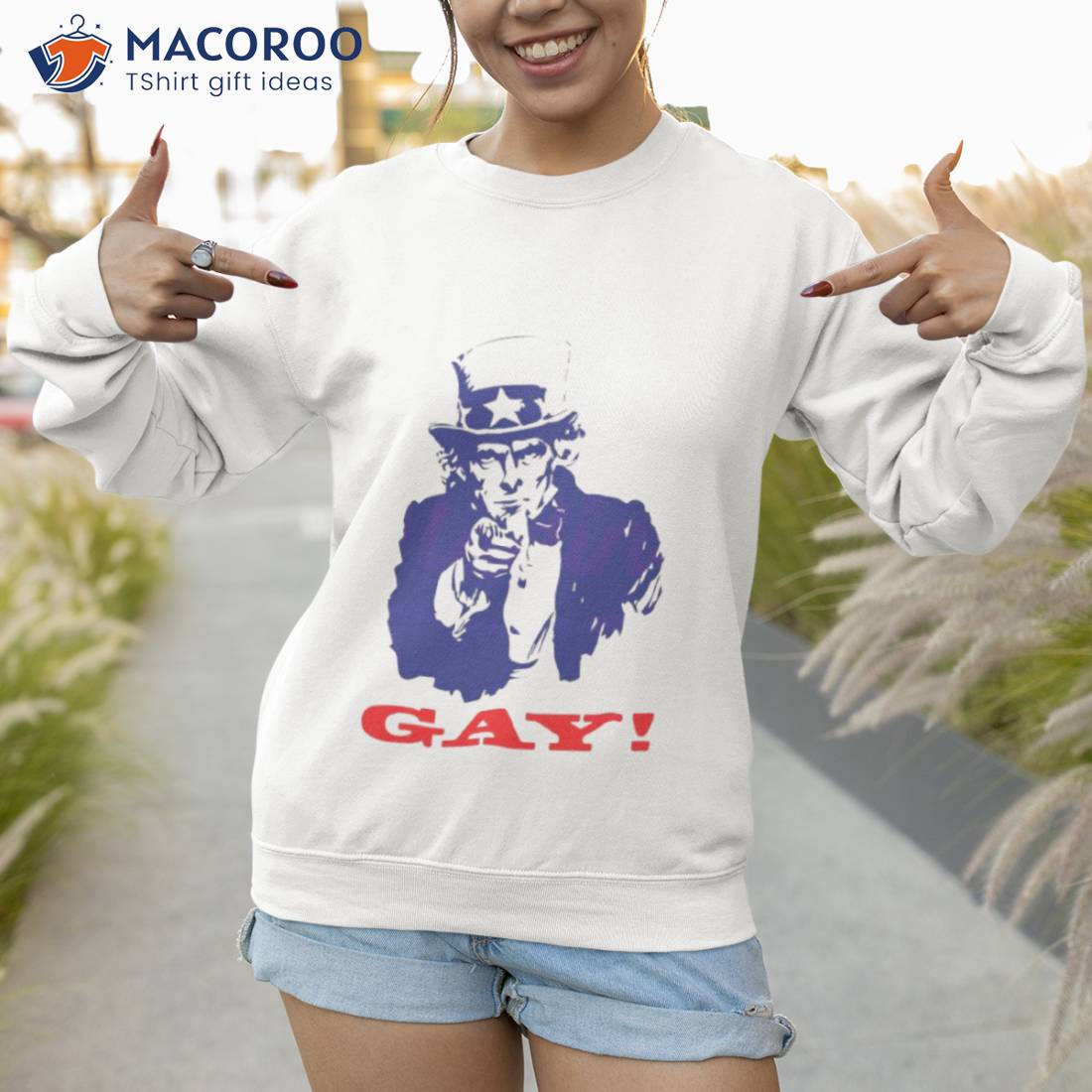Uncle Sam Gay Live Laugh Lesbian Shirt Uncle Sam Gay Live Laugh Lesbian Shirt