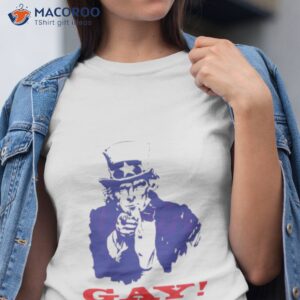 uncle sam gay live laugh lesbian shirt tshirt