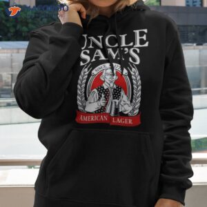 uncle sams american lager since 1776 shirt hoodie