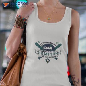 uncw seahawks 2023 tournament colonial athletic association champions shirt tank top 4