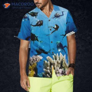 under the sea scuba diving hawaiian shirt 3 1