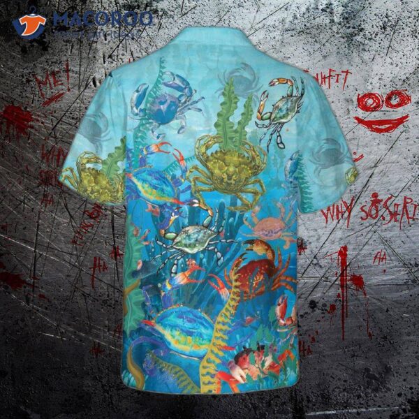 Underwater World Crab Hawaiian Shirt – Cool For And Gift Idea