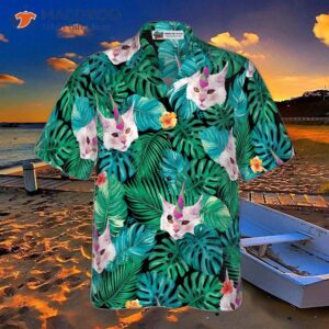 unicorn cat hawaiian shirt 2