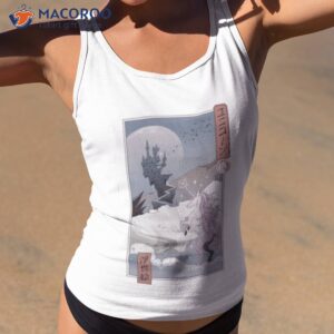 unicorn ukiyo e shirt tank top 2