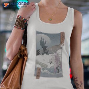 unicorn ukiyo e shirt tank top 4