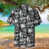 Unique Skull Day Of The Dead Hawaiian Shirt, Black And White Mexican Best Gift For