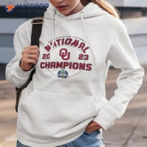 unisex champion white oklahoma sooners 2023 ncaa softball womens college world series champions locker room t shirt hoodie 3