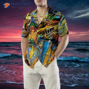 unisex hawaiian saxophone shirt 4