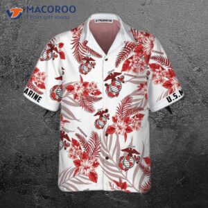 united states marine corps hawaiian shirt proud usmc shirt for us short sleeve best gift marines 2